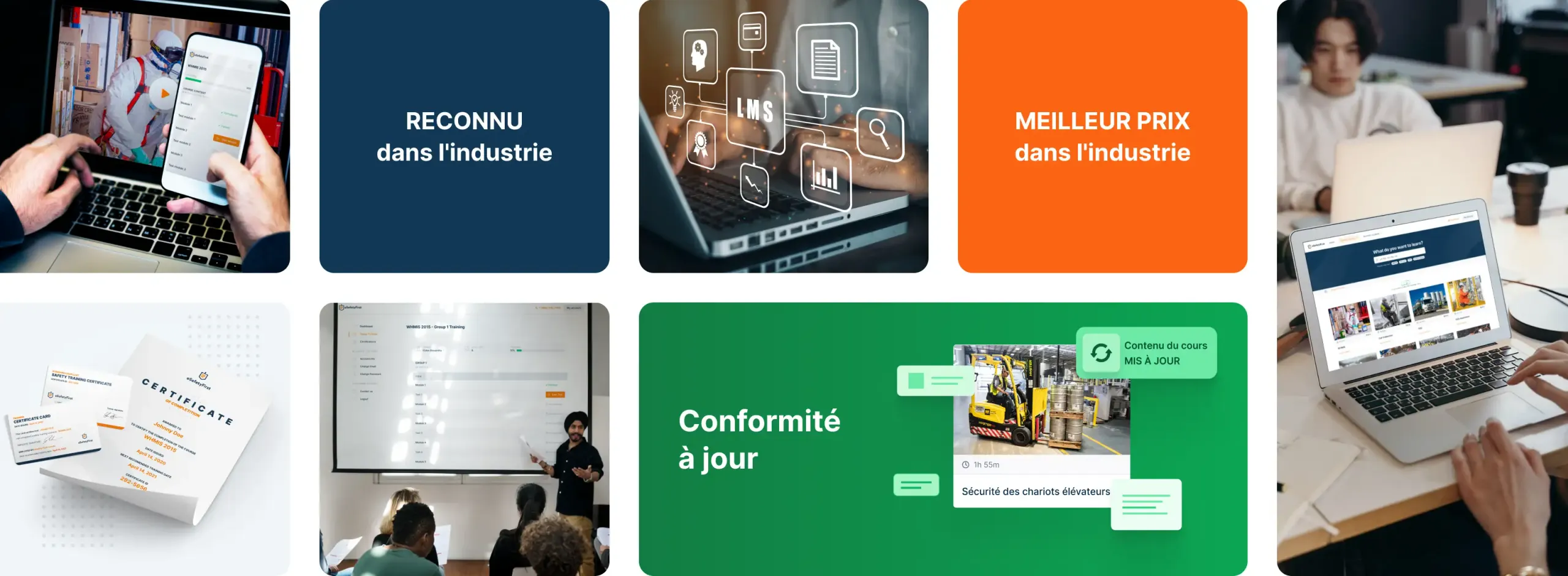 Image de bannière affichant la licence de cours sur les appareils de bureau