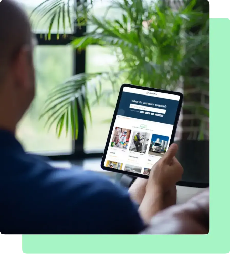 Image de la licence de cours disponible sur les appareils de bureau